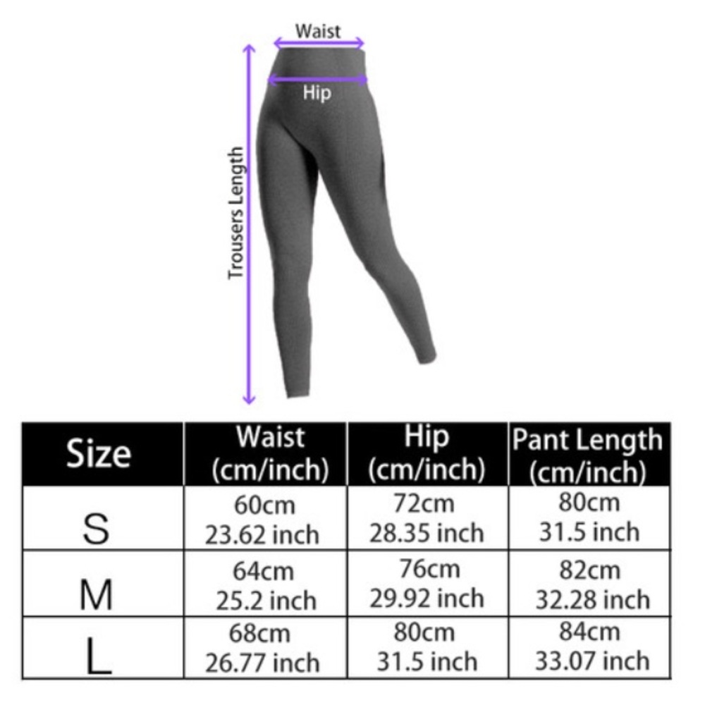 Seamless Workout Yoga Leggings Size Small Ombré - Picture 5 of 6